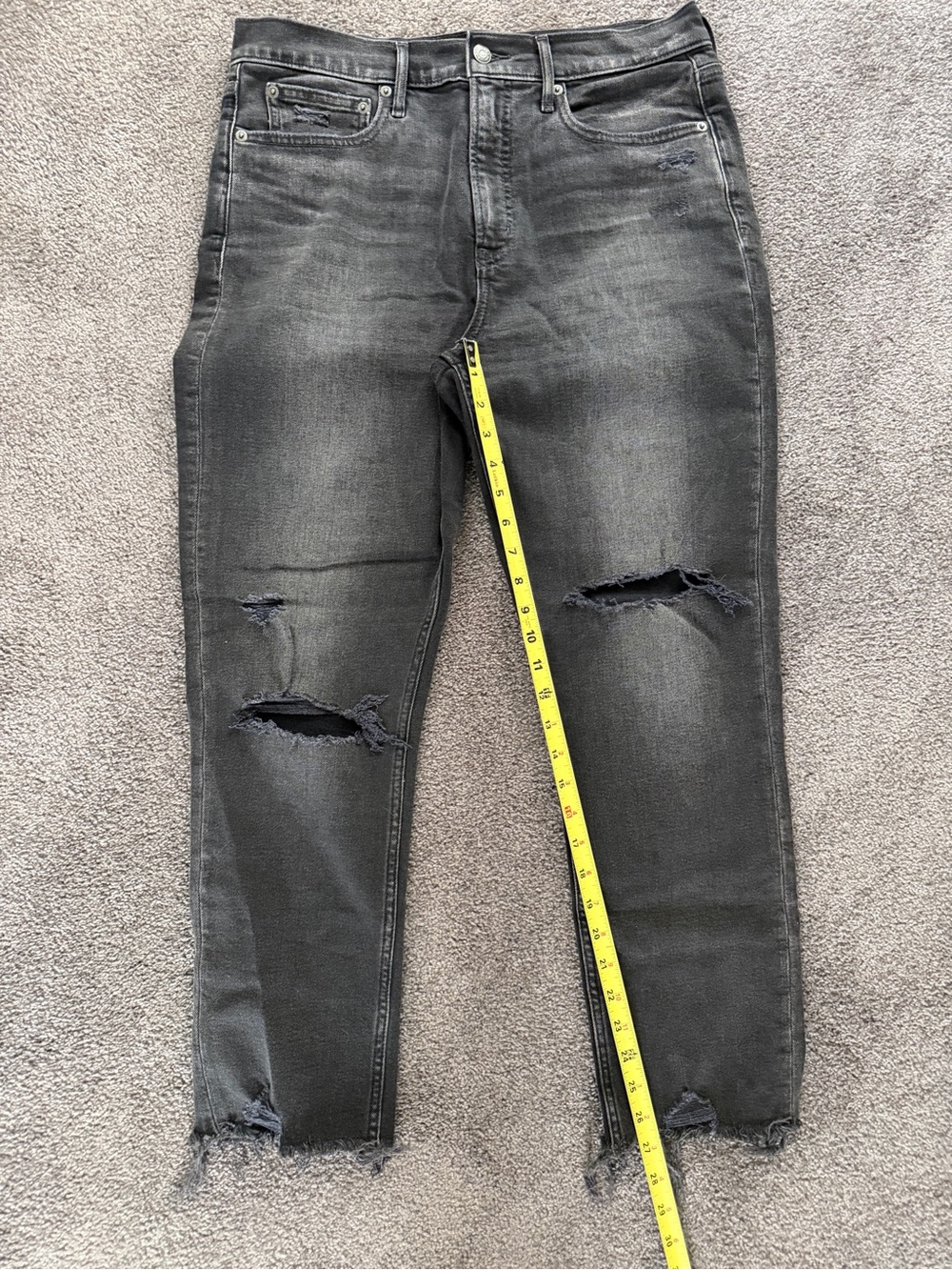 Gap black wash vintage slim jeans